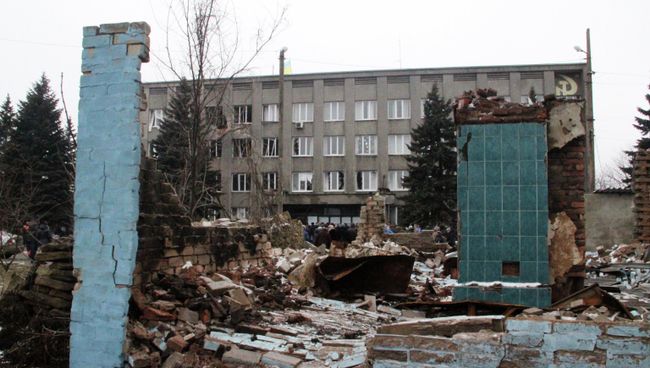 Ситуация в Дебальцево и Углегорске. Архивное фото Ситуация в Дебальцево и Углегорске. Архивное фото