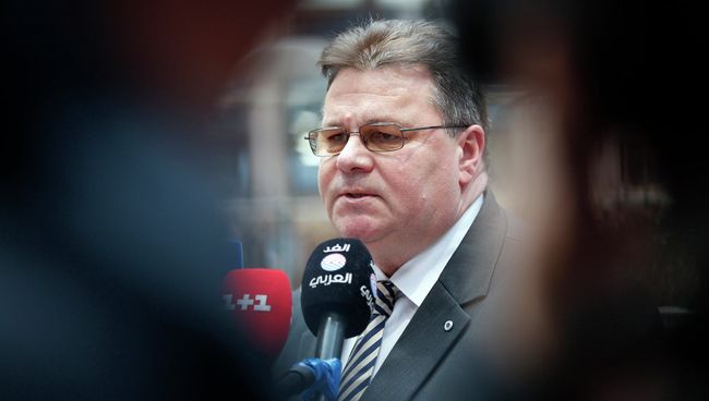 Глава МИД Литвы Линас Линкявичюс Глава МИД Литвы Линас Линкявичюс