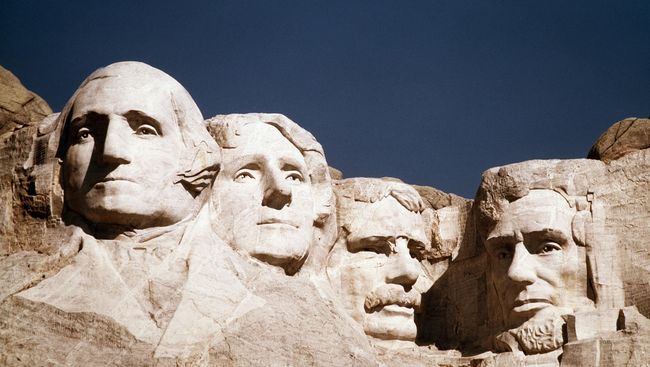Гора Рашмор, США. Архивное фото