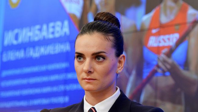 Двукратная олимпийская чемпионка, заслуженный мастер спорта России по легкой атлетике Елена Исинбаева. Архивное фото