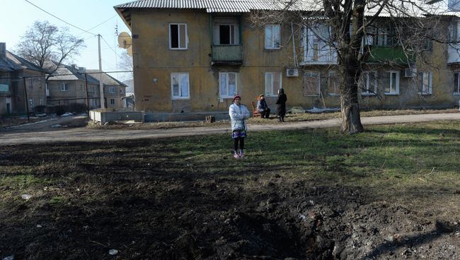 Ситуация в Донецке. Архивное фото Ситуация в Донецке. Архивное фото