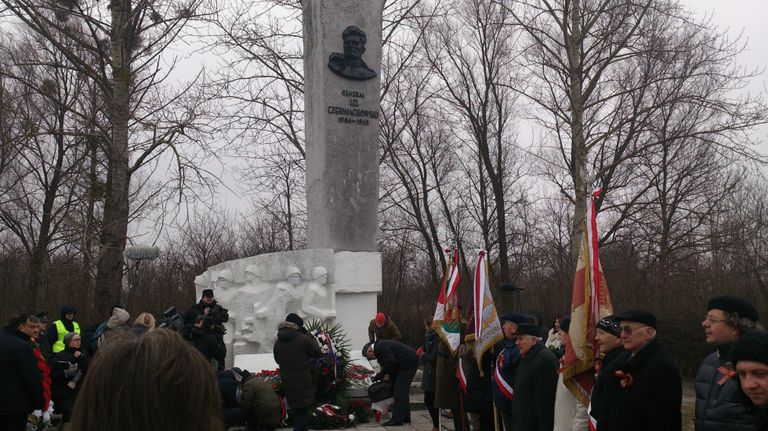 Память погибшего при освобождении Польши генерала Черняховского почтили в Пененжно