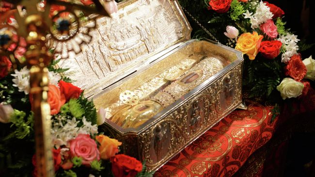 Прибытие мощей святого великомученика Димитрия Солунского Прибытие мощей святого великомученика Димитрия Солунского