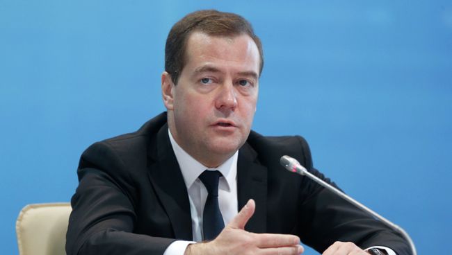 Председатель правительства РФ Дмитрий Медведев. Архивное фото