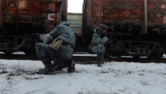Ополченцы Луганской народной республики (ЛНР) в Чернухино. Архивное фото Ополченцы Луганской народной республики (ЛНР) в Чернухино. Архивное фото