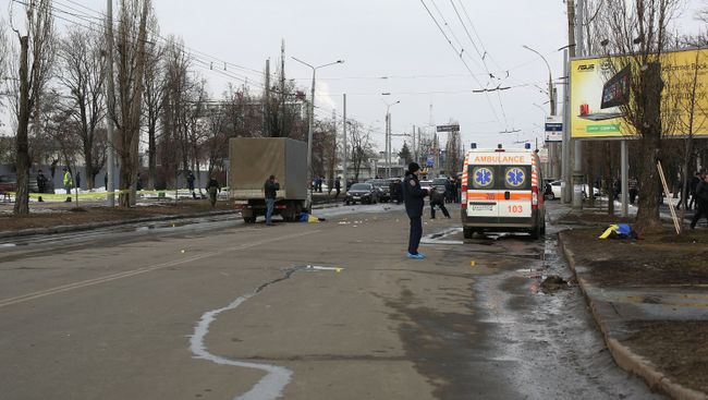 В Харькове во время шествия прогремел взрыв В Харькове во время шествия прогремел взрыв