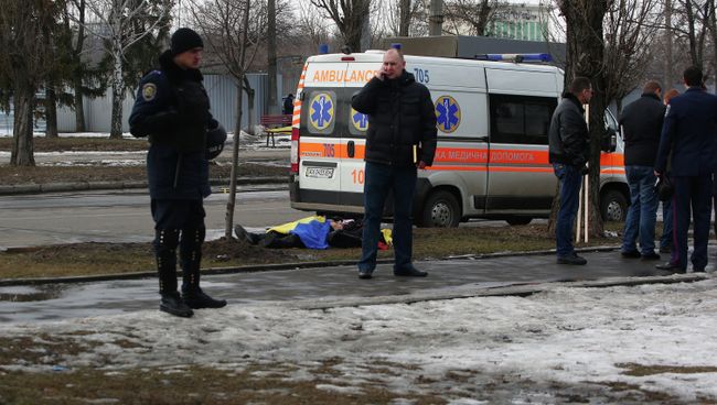 В Харькове во время шествия прогремел взрыв