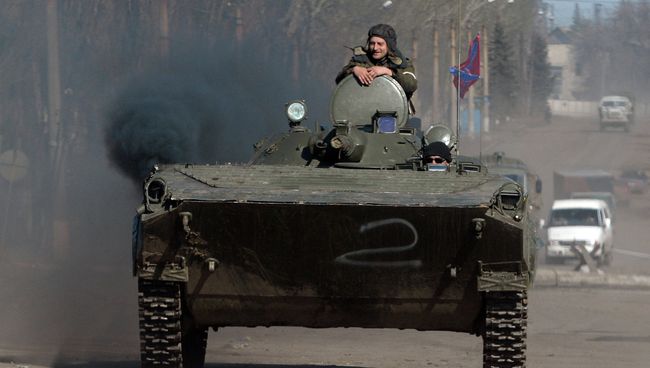 Военная техника ополченцев Донбасса. Архивное фото