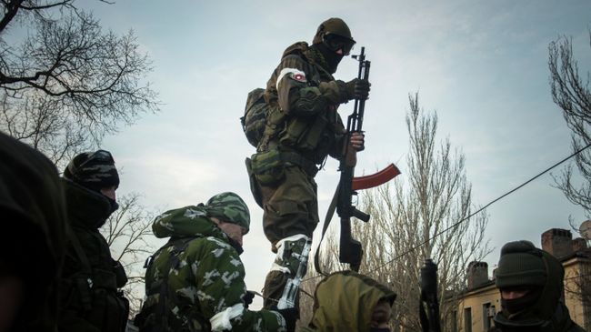 Ополченцы ДНР в Донецкой области. Архивное фото Ополченцы ДНР в Донецкой области. Архивное фото