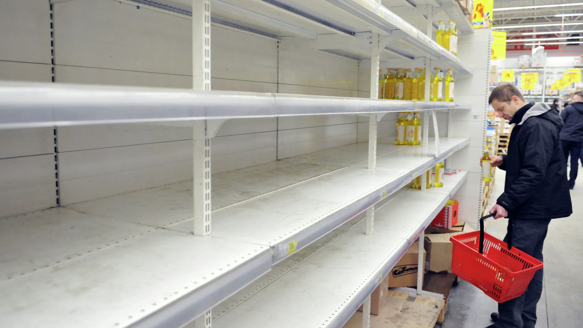 Продуктовый магазин в одном из украинских городов Продуктовый магазин в одном из украинских городов - РИА Новости, 1920, 10.01.2022