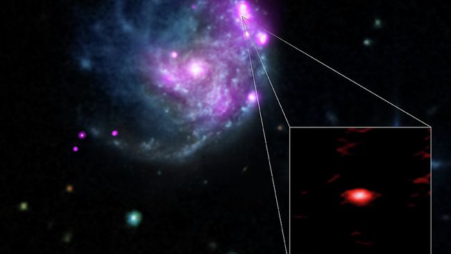 Галактика NGC2276 и черная дыра промежуточной массы Галактика NGC2276 и черная дыра промежуточной массы