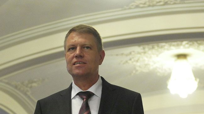 Президент Румынии Клаус Йоханнис Президент Румынии Клаус Йоханнис