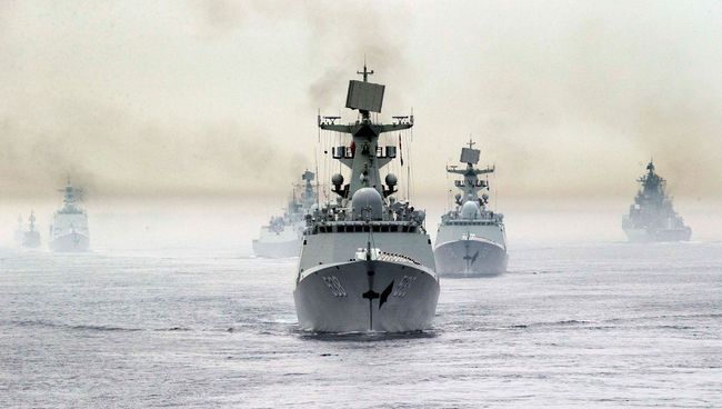 Совместные учения России и Китая на Дальнем Востоке Совместные учения России и Китая на Дальнем Востоке