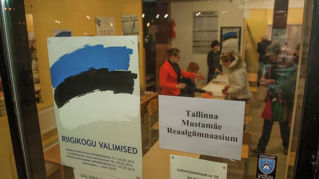 На выборах в парламент Эстонии На выборах в парламент Эстонии