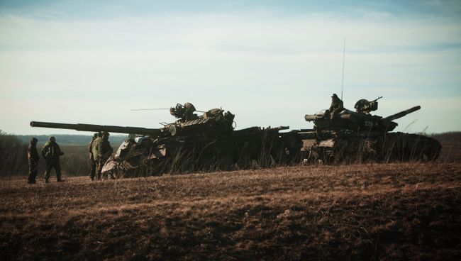 Танки Донецкой народной республики (ДНР). Архивное фото Танки Донецкой народной республики (ДНР). Архивное фото