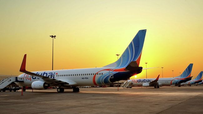 Самолеты авиакомпании Flydubai. Архивное фото