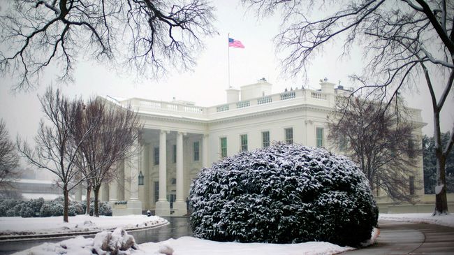 Резиденция президента США в Вашингтоне. Архивное фото Резиденция президента США в Вашингтоне. Архивное фото