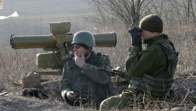 Украинские военные в Донецкой области. Архивное фото