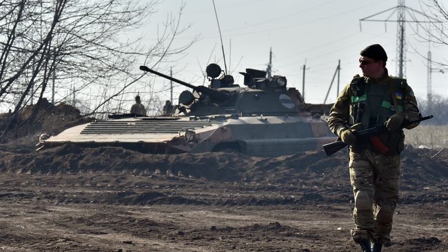 Украинские военные в Донецкой области. Архивное фото