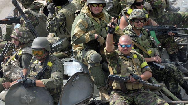 Украинские военные Украинские военные