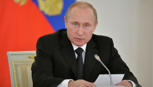 Президент России Владимир Путин. Архивное фото Президент России Владимир Путин. Архивное фото