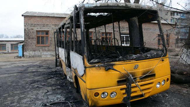 Последствия беспорядков в Константиновке. Кадры с места событий Последствия беспорядков в Константиновке. Кадры с места событий