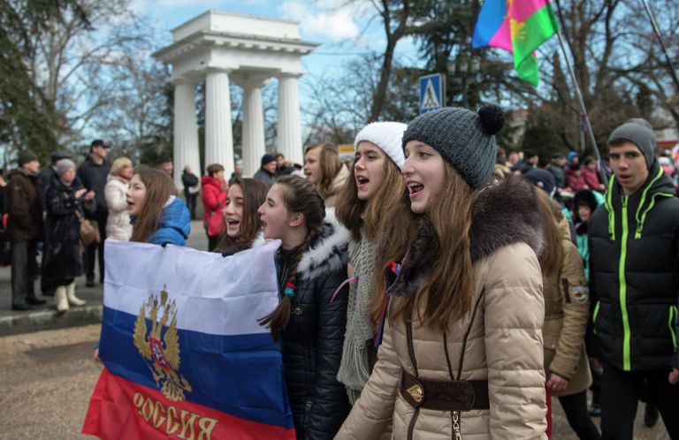 Участники праздничных мероприятий в Севастополе, посвященных годовщине Крымской весны. 2015 год Участники праздничных мероприятий в Севастополе, посвященных годовщине Крымской весны. 2015 год
