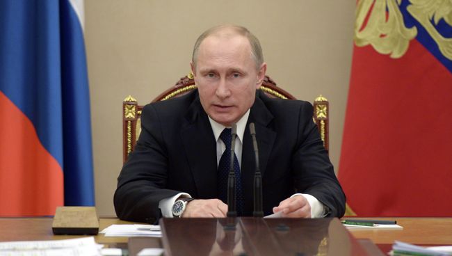 Президент России Владимир Путин. Архивное фото