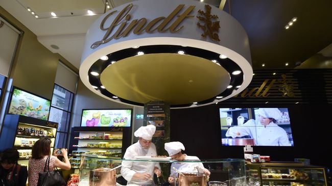 Открытие кафе Lindt. Сидней, Австралия
