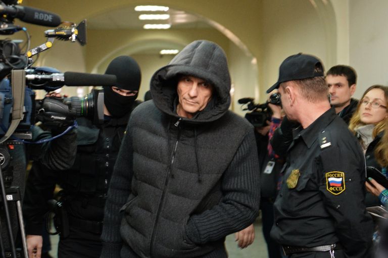 Губернатор Сахалинской области А.Хорошавин на заседании в Басманном суде