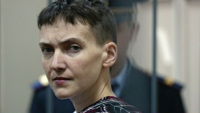Украинская летчица Надежда Савченко. Архивное фото