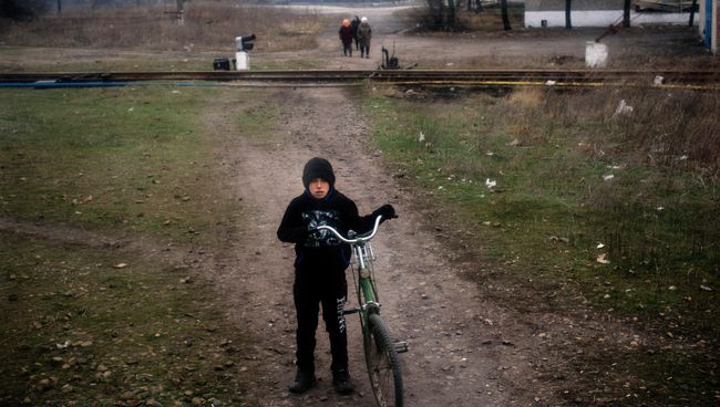 Вид из окна поезда Ясиноватая-Луганск. Архивное фото Вид из окна поезда Ясиноватая-Луганск. Архивное фото