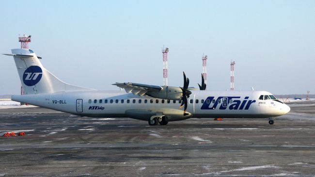 Самолет ATR 72 авикомпании ЮТэйр. Архивное фото