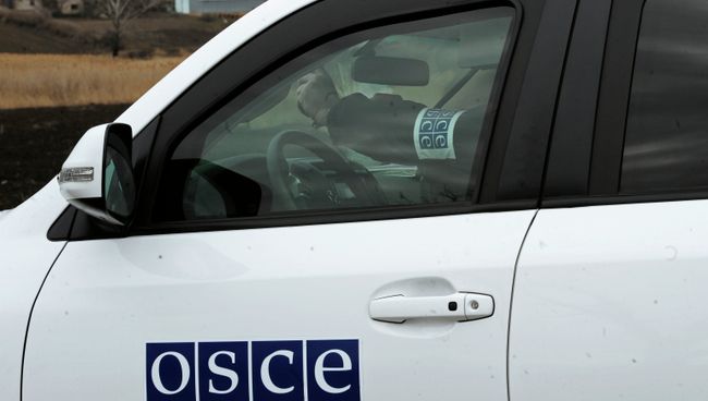 Представители ОБСЕ в Донецкой области. Архивное фото