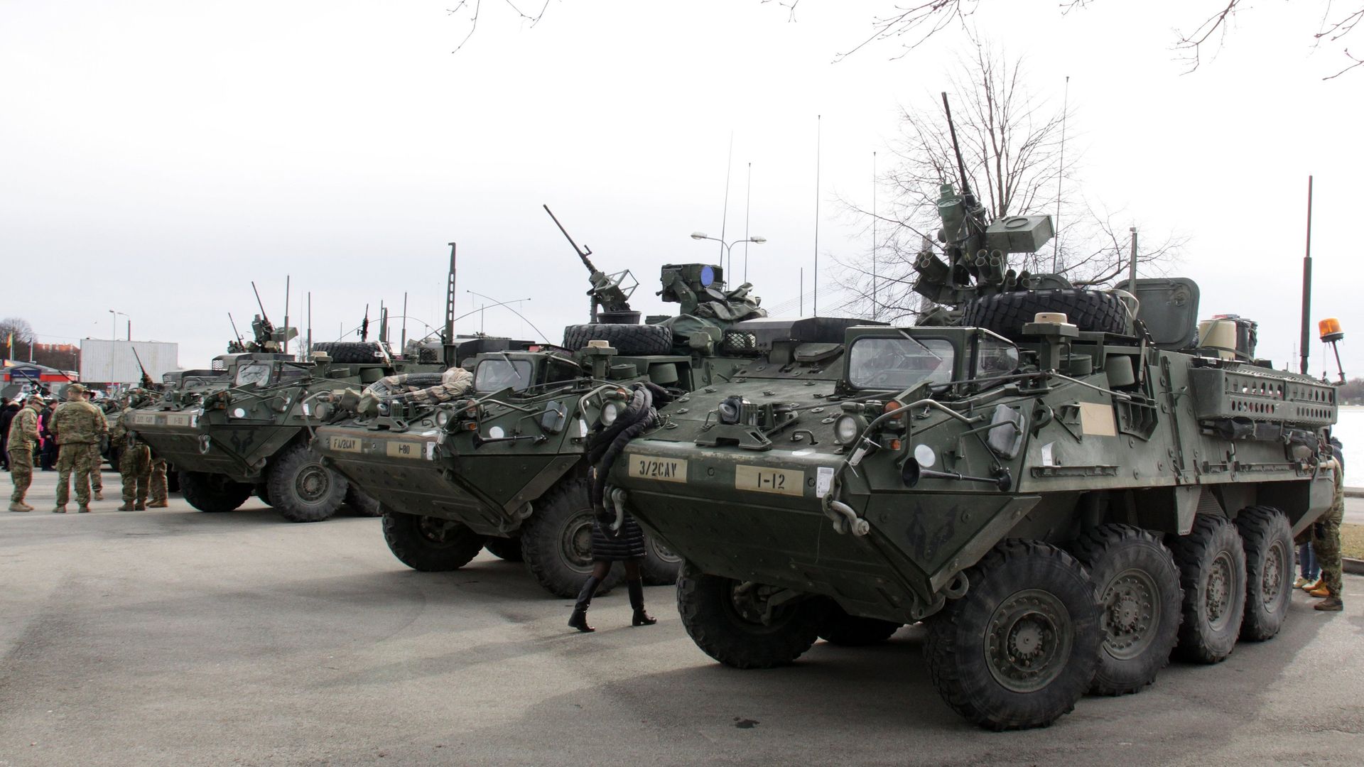 Американские БТР Stryker Американские БТР Stryker - РИА Новости, 1920, 31.10.2023