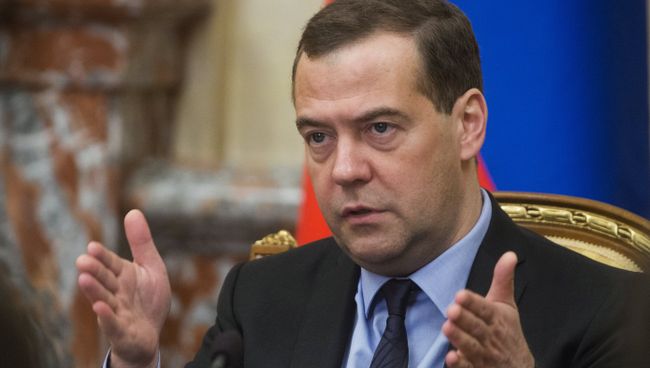 Председатель правительства РФ Дмитрий Медведев