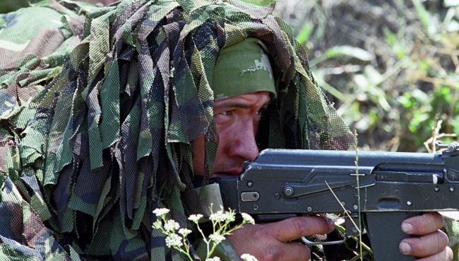 Разведывательный взвод ВДВ РФ на учениях. Архивное фото Разведывательный взвод ВДВ РФ на учениях. Архивное фото