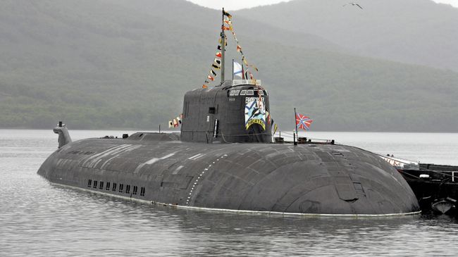Атомная подводная лодка проекта 949А Антей Тверь. Архивное фото Атомная подводная лодка проекта 949А Антей Тверь. Архивное фото