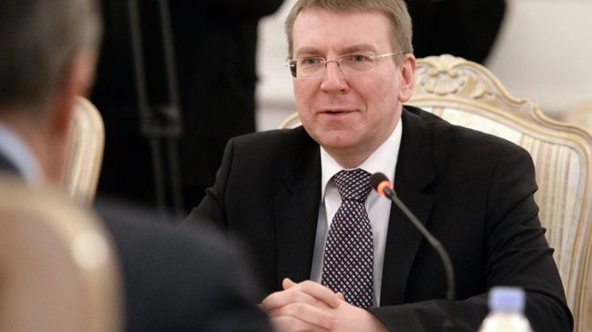 Глава МИД Латвии Эдгар Ринкевич Глава МИД Латвии Эдгар Ринкевич