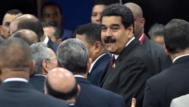 Президент Венесуэлы Николас Мадуро на Саммите Америк в Панаме. Архивное фото Президент Венесуэлы Николас Мадуро на Саммите Америк в Панаме. Архивное фото