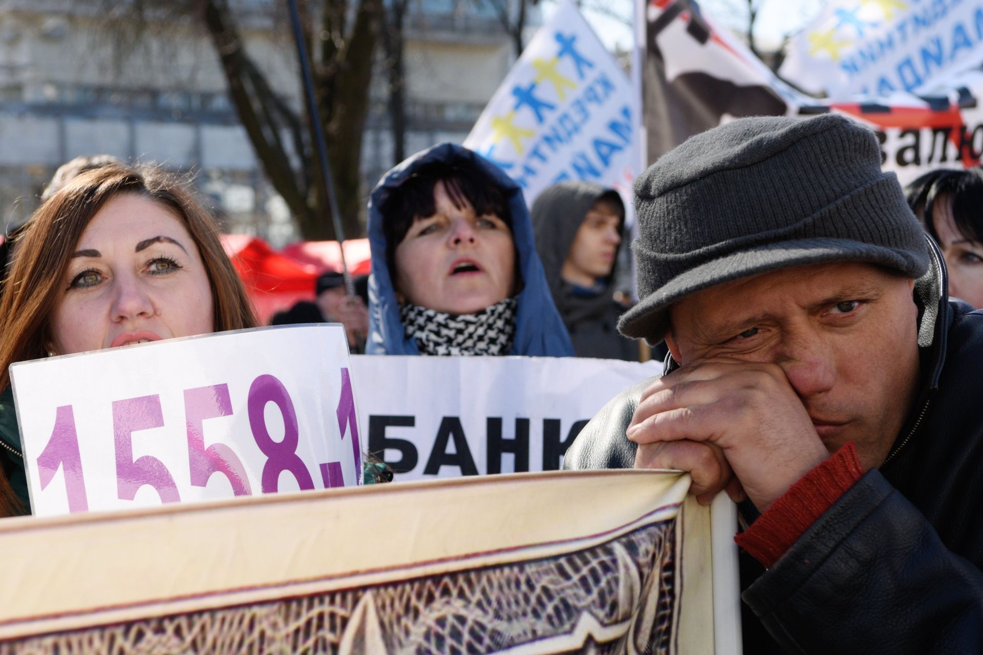 Участники митинга Финансовый майдан, проходящего у здания Верховной рады в Киеве Участники митинга Финансовый майдан, проходящего у здания Верховной рады в Киеве - РИА Новости, 1920, 02.06.2023