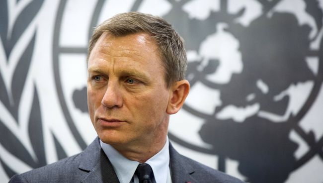 Актер Дэниел Крейг в ООН Актер Дэниел Крейг в ООН