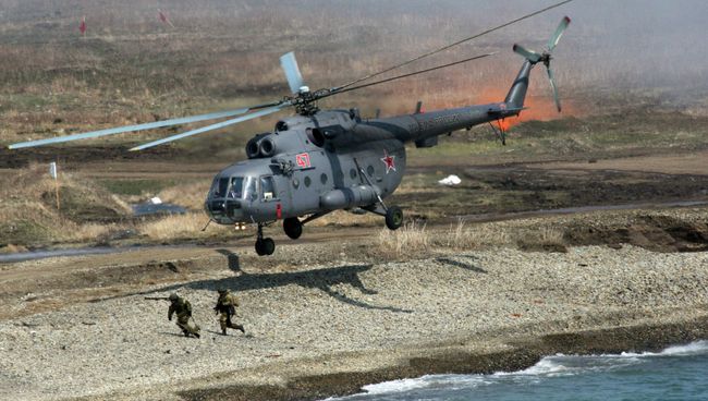 Учения морской пехоты Тихоокеанского флота в Приморском крае