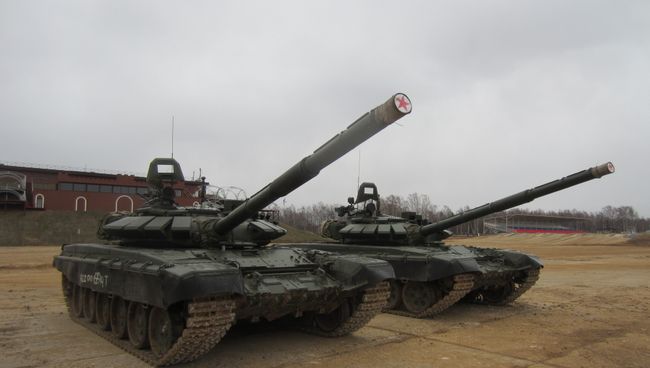 Танк Т-72Б3. Архивное фото