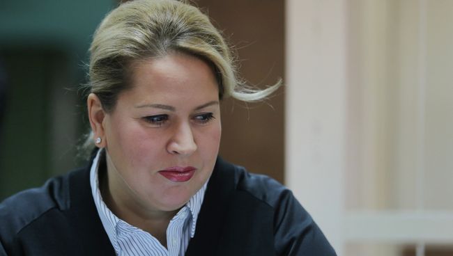 Евгения Васильева в Пресненском суде Москвы перед началом заседания суда по делу Оборонсервиса Евгения Васильева в Пресненском суде Москвы перед началом заседания суда по делу Оборонсервиса