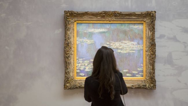 Картина Клода Моне Водяные лилии на аукционе Sotheby's Картина Клода Моне Водяные лилии на аукционе Sotheby's