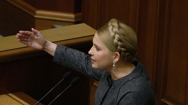 Лидер партии Батькивщина Юлия Тимошенко. Архивное фото