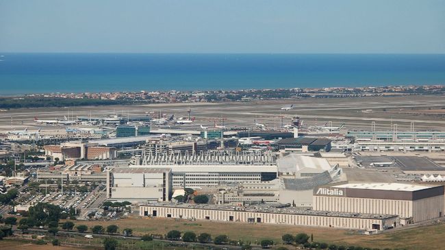 Международный аэропорт имени Леонардо да Винчи в Риме. Архивное фото