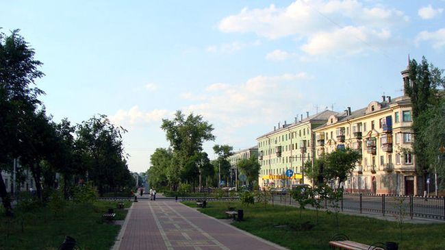 Сквер на проспекте Мира в Липецке Сквер на проспекте Мира в Липецке