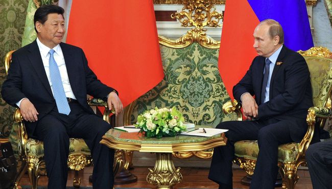 Президент России В.Путин встретился с председателем КНР Си Цзиньпинем